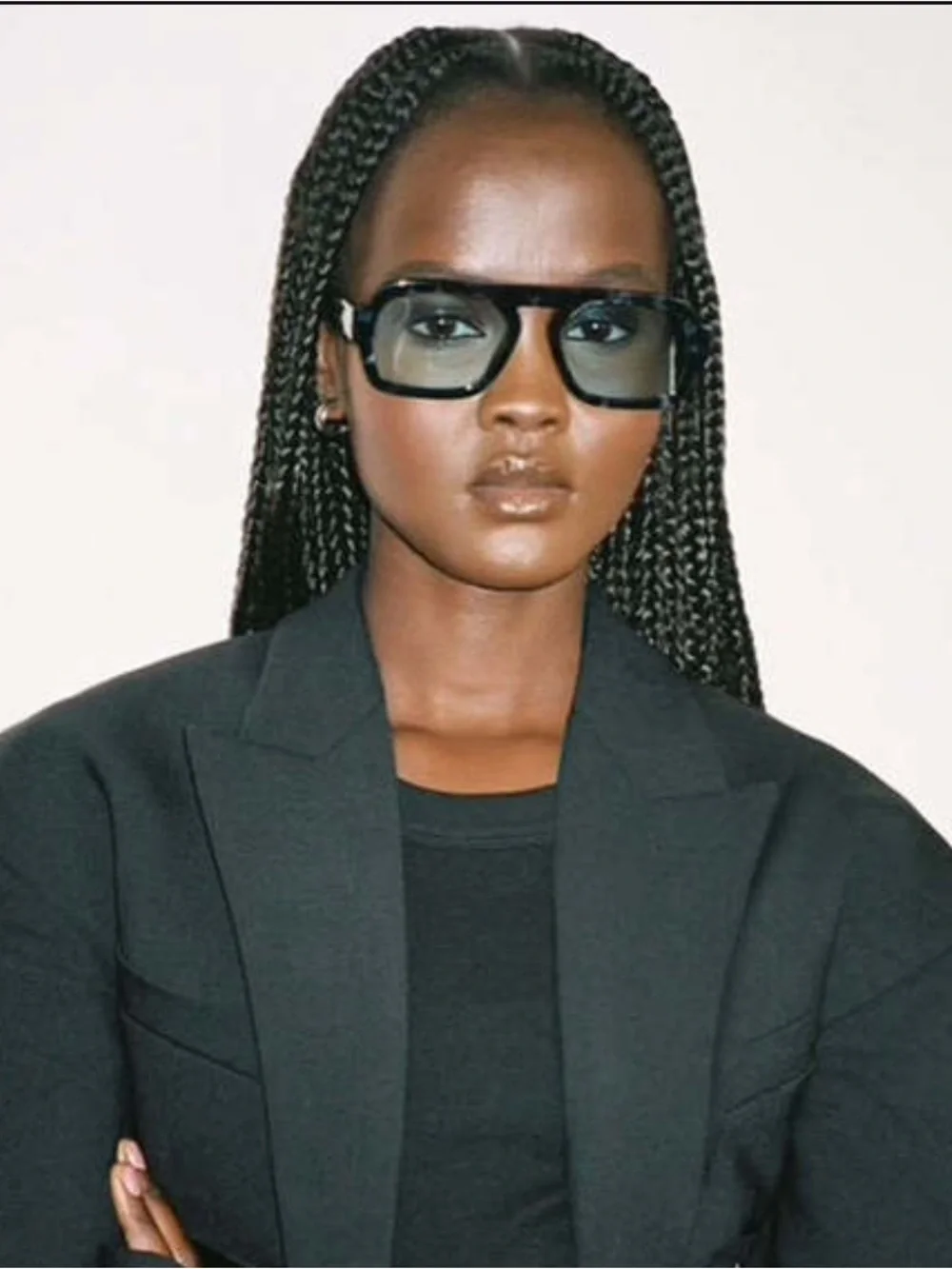 Elisa Johnson Jane Mini Blue Sunglasses